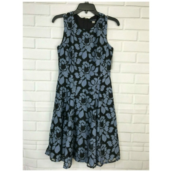 tommy hilfiger black lace dress